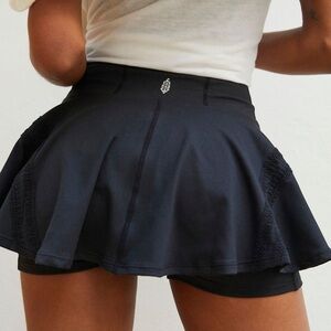 Free People Black Mini Skirt